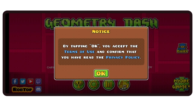Geometry-Dash-play-TOS-notice